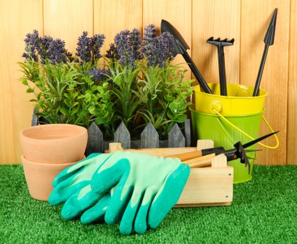 Photo of a gardener providing accessible service on a residential garden in Balham